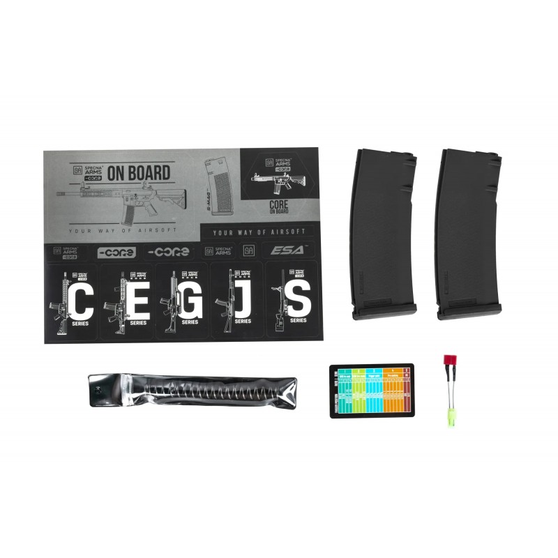 Karabinek ASG Specna Arms SA-C20-L CORE™ Light Ops Stock HAL ETU™ Gen.2 Czarny