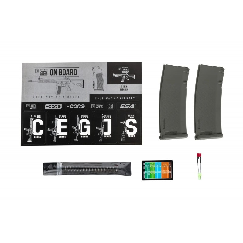 Karabinek ASG Specna Arms SA-C20-L CORE™ Light Ops Stock HAL ETU™ Gen.2 Oliwkowy