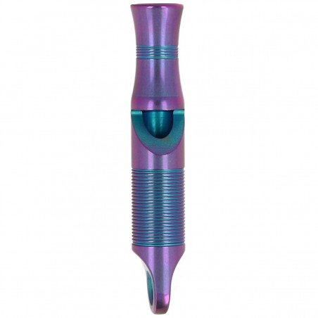 Gwizdek sygnalizacyjny We Knife Purple Titanium z linką Paracord (A-05AP)