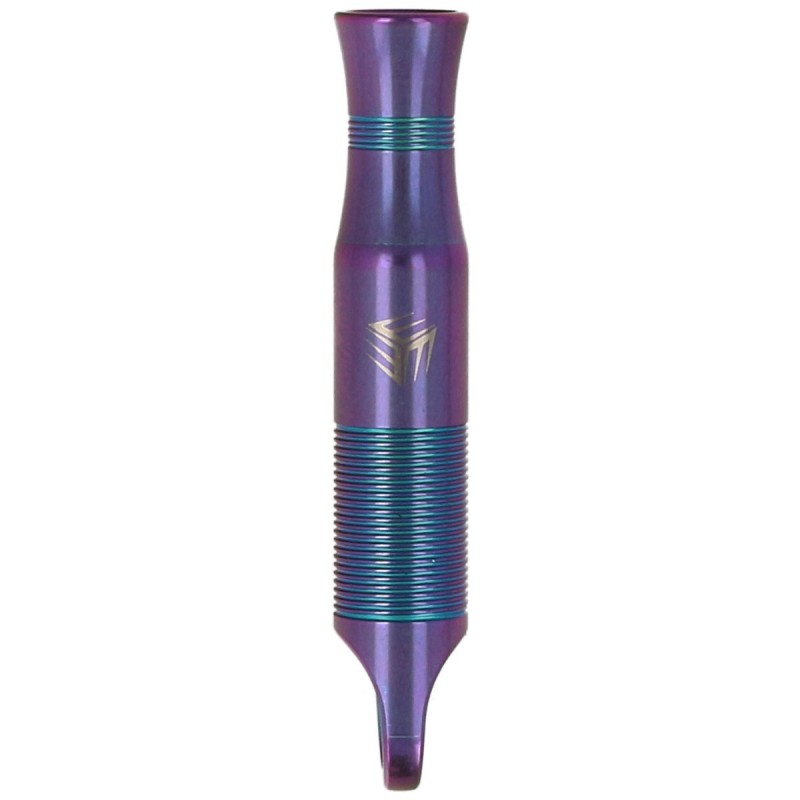 Gwizdek sygnalizacyjny We Knife Purple Titanium z linką Paracord (A-05AP)