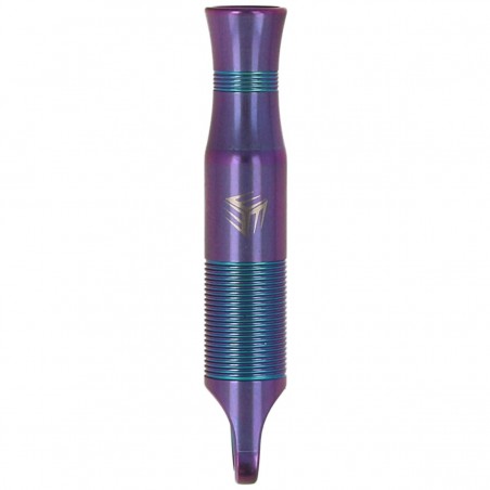Gwizdek sygnalizacyjny We Knife Purple Titanium z linką Paracord (A-05AP)