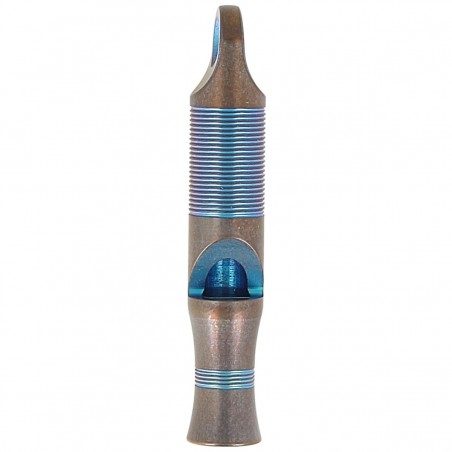 Gwizdek sygnalizacyjny We Knife Blue Titanium z linką Paracord (A-05BP)
