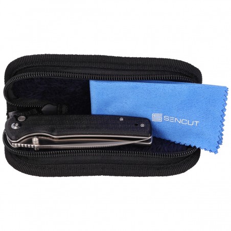 Nóż składany Sencut Sachse Black Micarta, Satin 9Cr18MoV (S21007-1) Nóż składany Sencut Sachse Black Micarta, Satin 9Cr18MoV (S21007-1)