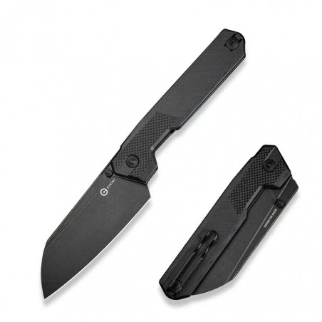 Nóż składany Civivi Hid Black G10, Black Stonewashed 14C28N by Ostap Hel (C23008-1)