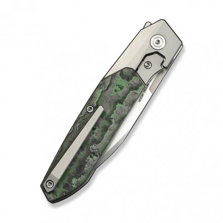 Nóż składany WeKnife Brr15 Gray Titanium/Jungle Wear Fat Carbon, Hand Rubbed Satin M390 by Rafal Brzeski (WE24007-4) Nóż składany WeKnife Brr15 Gray Titanium/Jungle Wear Fat Carbon, Hand Rubbed Satin M390 by Rafal Brzeski (WE24007-4)