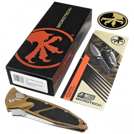 Nóż automatyczny Microtech Socom Elite Auto S/E Tan Aluminum, Stonewashed M390 by Tony Marfione (160A-10TA) Nóż automatyczny Microtech Socom Elite Auto S/E Tan Aluminum, Stonewashed M390 by Tony Marfione (160A-10TA)