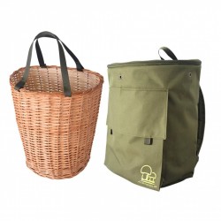 Plecak na grzyby Acropolis z koszykiem wiklinowym 30 L