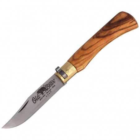 Nóż składany Antonini Old Bear Classical M Olive Wood, Satin AISI 420 (9307/19_LU) Nóż składany Antonini Old Bear Classical M Olive Wood, Satin AISI 420 (9307/19_LU)