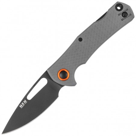 Nóż składany MKM Lov Wolf Gray FRN, Black Top Shield N690 by Jesper Voxnæs (MK LV-PGY) Nóż składany MKM Lov Wolf Gray FRN, Black Top Shield N690 by Jesper Voxnæs (MK LV-PGY)