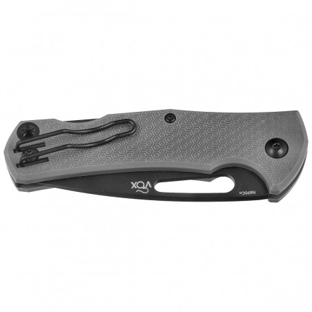 Nóż składany MKM Lov Wolf Gray FRN, Black Top Shield N690 by Jesper Voxnæs (MK LV-PGY) Nóż składany MKM Lov Wolf Gray FRN, Black Top Shield N690 by Jesper Voxnæs (MK LV-PGY)