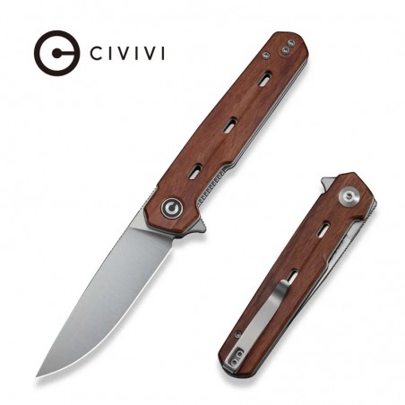 Nóż składany Civivi Navo Guibourtia Wood, Satin Nitro-V by Ostap Hel (C25015B-1) Nóż składany Civivi Navo Guibourtia Wood, Satin Nitro-V by Ostap Hel (C25015B-1)