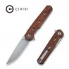 Nóż składany Civivi Navo Guibourtia Wood, Satin Nitro-V by Ostap Hel (C25015B-1)