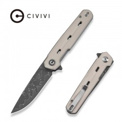 Nóż składany Civivi Navo Ivory G10, Damascus by Ostap Hel (C25015A-DS1)
