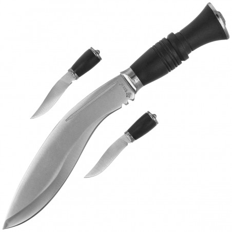 Zestaw noży Martinez Albainox Gurka 3 szt. Black ABS, Satin 3Cr13Mov (31478)