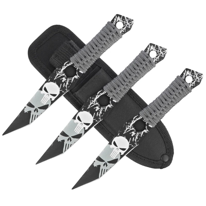 Nóż Martinez Albainox Gray Strung, Black/3D Design 3Cr13Mov (32548)