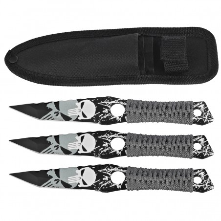 Nóż Martinez Albainox Gray Strung, Black/3D Design 3Cr13Mov (32548)