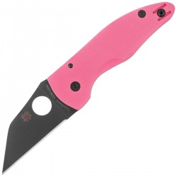 Nóż składany Spyderco MicroJimbo Sprint Run Pink G10, Black CPM S30V by Michael Janich (C264GPNBKP)