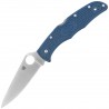 Nóż składany Spyderco Endura 4 Lightweight Cobalt Blue FRN, Satin CPM SPY27 by Sal Glesser (C10PCBL)