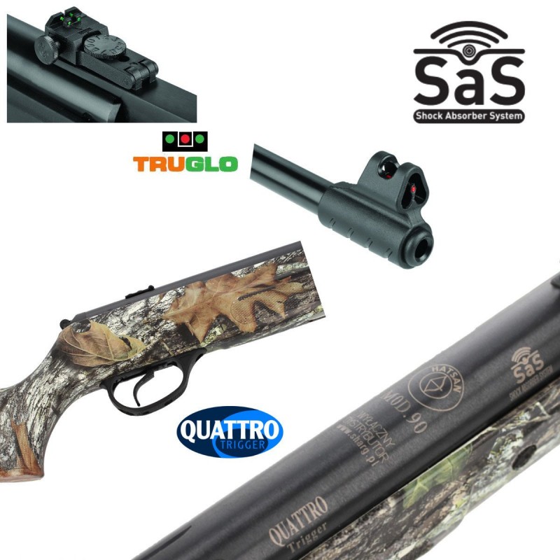 Wiatrówka Hatsan 90 Camo 4.5 mm