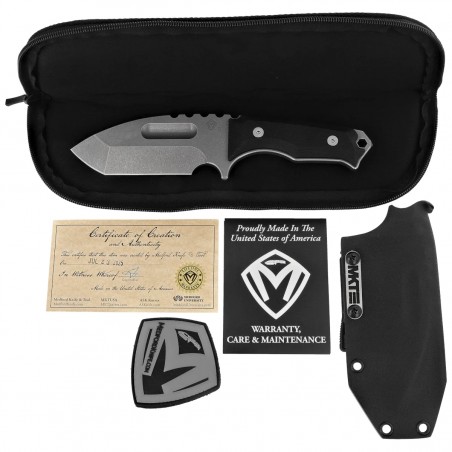 Nóż Medford Emperor Pro Black G10, Std HW, Tumbled 3V by Greg Medford (MK0503TQ-08KB-SPQ3-Q4)