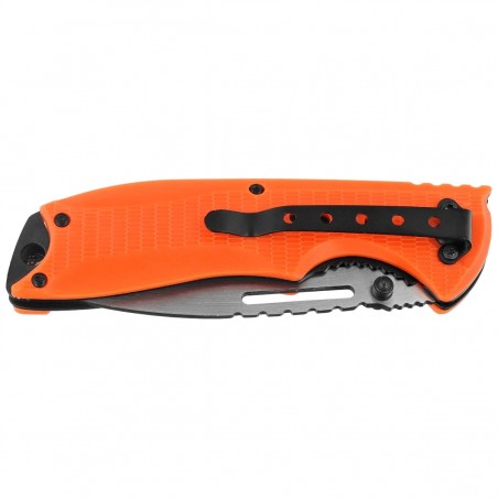 Nóż składany Herbertz CJH Orange Plastic/Paracord, Black 420 (10000356)
