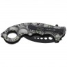 Nóż składany Herbertz CJH Karambit Skulls ABS, Black 420 (ART000137)