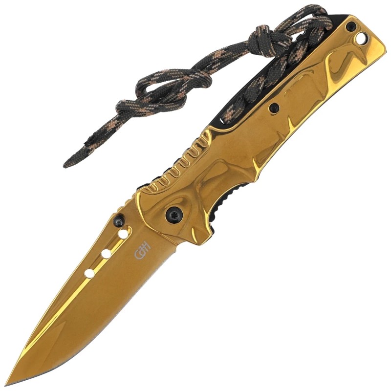 Nóż składany Herbertz CJH Golden Steel, Golden 3Cr13MoV (ART000135)