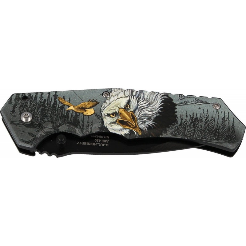Nóż składany Herbertz CJH 3D Eagle, Black 420 (ART000142)