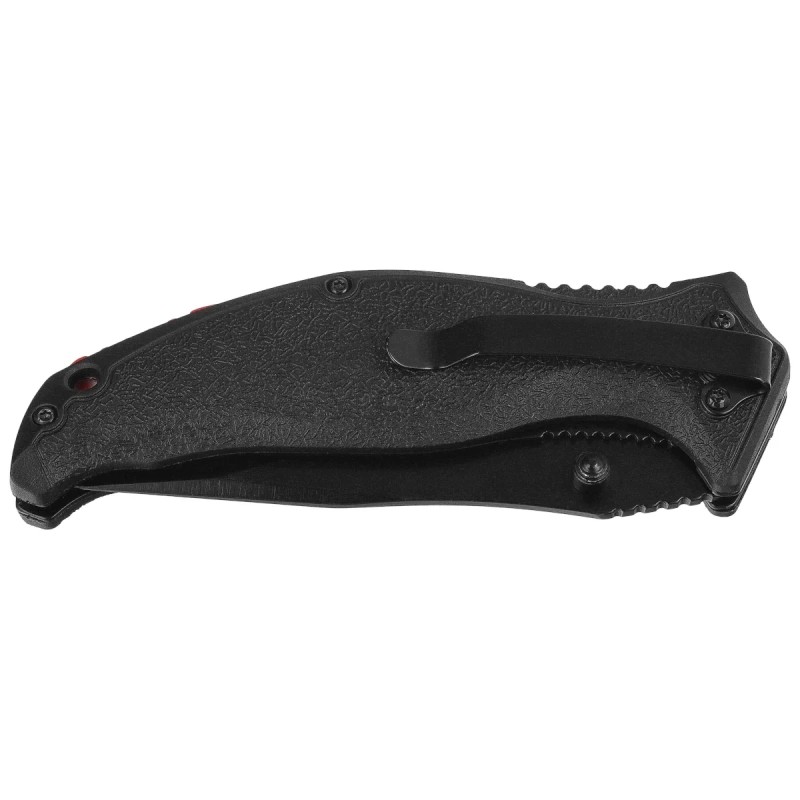 Nóż składany Herbertz CJH Black Fiberglass, Red HW, Black 420 (ART000402)