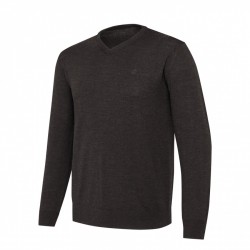 Sweter męski myśliwski Beretta Merino V Neck brązowy