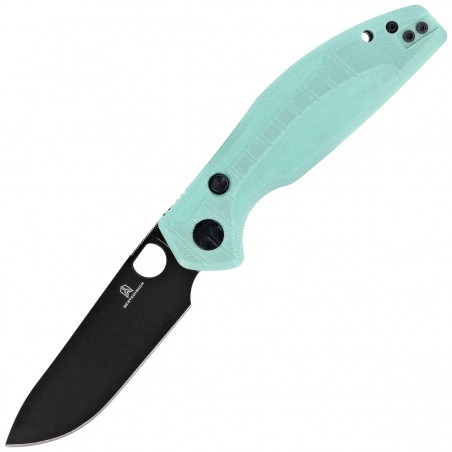 Nóż składany Bestechman Angry Owl Aqua G10, Black PVD D2 by Keanu Alfaro (BMK12B-2)