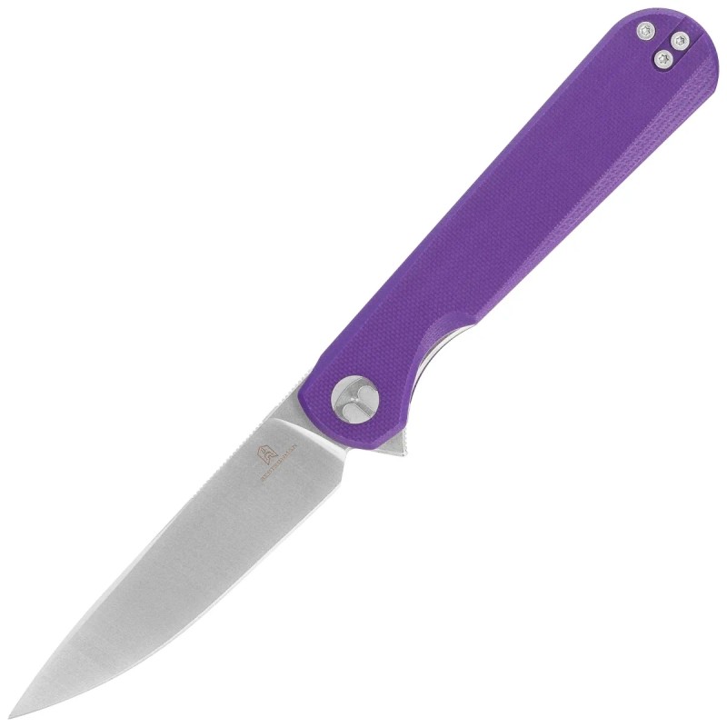 Nóż składany Bestechman Flick Purple G10, Satin/Stonewashed D2 by Ostap Hel (BMK13B)