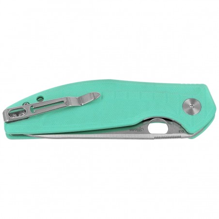 Nóż składany Bestechman Angry Owl Aqua G10, Satin/Stonewashed D2 by Keanu Alfaro (BMK12B-1)