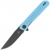 Nóż składany Bestechman Mini Dundee Tiffany Blue G10, Grey PVD D2 by Ostap Hel (BMK03L)