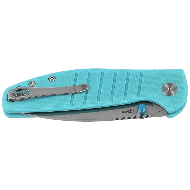 Nóż składany Bestechman Goodboy Jr. Light Blue G10, Satin/Stonewashed D2 by Keanu Alfaro (BMK10B)