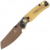 Nóż składany Bestechman Cicada's Wing Bead Blasted Ultem, Gold Painted 10Cr15MoV (BMK06D)