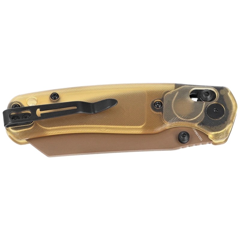 Nóż składany Bestechman Cicada's Wing Bead Blasted Ultem, Gold Painted 10Cr15MoV (BMK06D)