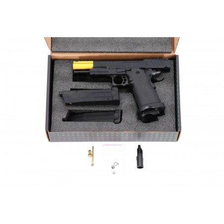 Pistolet ASG Specna Arms SA-VGP19 VAPOR™ Optics Ready Czarny-Złoty Pistolet ASG Specna Arms SA-VGP19 VAPOR™ Optics Ready Czarny-Złoty