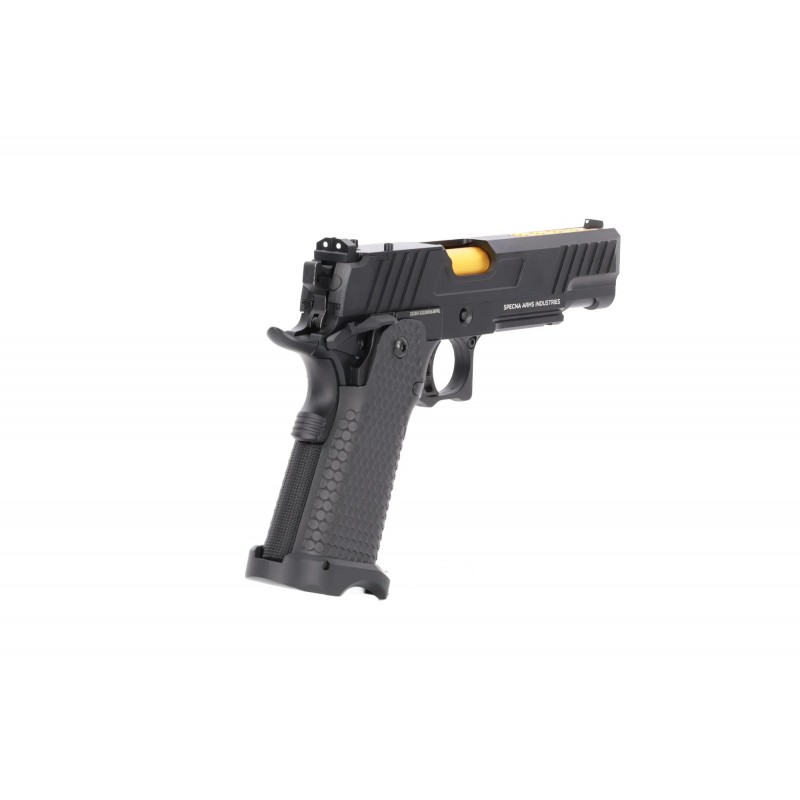 Pistolet ASG Specna Arms SA-VGP19 VAPOR™ Optics Ready Czarny-Złoty