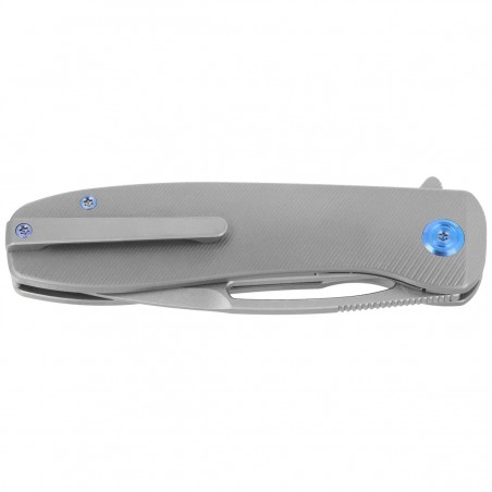 Nóż składany Kubey Supercell Grey Titanium, Stonewashed 14C28N by K.C. Spiron (KU353A) Nóż składany Kubey Supercell Grey Titanium, Stonewashed 14C28N by K.C. Spiron (KU353A)