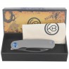 Nóż składany Kubey KB Knives Decimal Gray Titanium, Satin M390 by Mark Perez (KB354A)