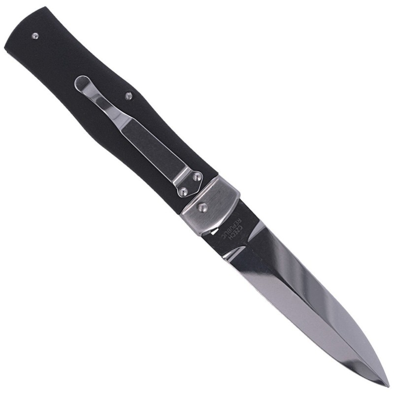 Nóż sprężynowy Mikov Predator ABS, Klips (241-NH-1/N BLACK)