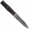 Nóż sprężynowy Mikov Predator Wildcat Buffalo Horn, Damascus PMC27 (241-DR-1/KP)