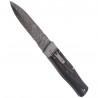 Nóż sprężynowy Mikov Predator Wildcat Buffalo Horn, Damascus PMC27 (241-DR-1/KP)