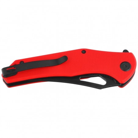 Nóż składany Kubey Phemius Red G10, Black Stonewashed 14C28N (KU149F) Nóż składany Kubey Phemius Red G10, Black Stonewashed 14C28N (KU149F)