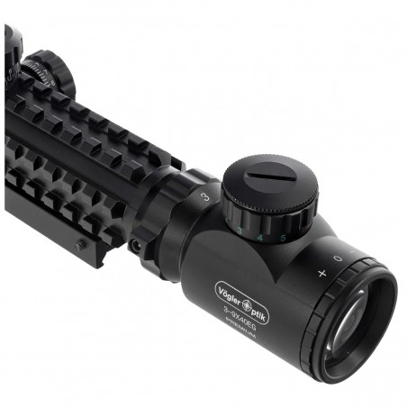 Luneta celownicza Vögler Optik Premium 3-9x40EG Mil-Dot 1'' z podświetleniem, montaż 22 mm