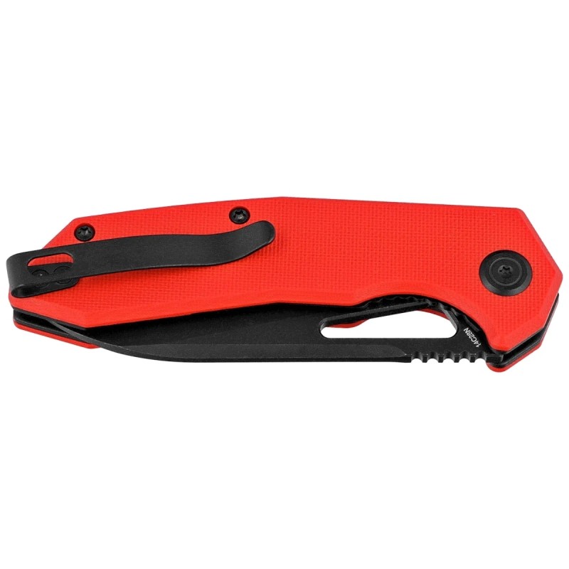 Nóż składany Kubey Vagrant Red G10, Black Stonewashed 14C28N by Maksim Tkachuk (KU291K)