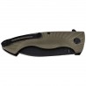 Nóż składany Kubey Timberwolf Green G10, Blackwashed 14C28N (KU208J)