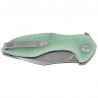 Nóż składany Kubey Nobel Jade G10, Beadblasted 14C26N (KU236M)