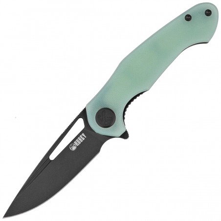 Nóż składany Kubey Dugu Jade G10, Blackwashed 14C28N (KU210K)